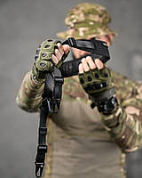 2х двоточковий ремінь для зброї cordura чорний мультикам ДЛ6322