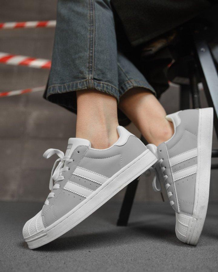 Жіночі кросівки STAR grey /white НП5012, фото 1