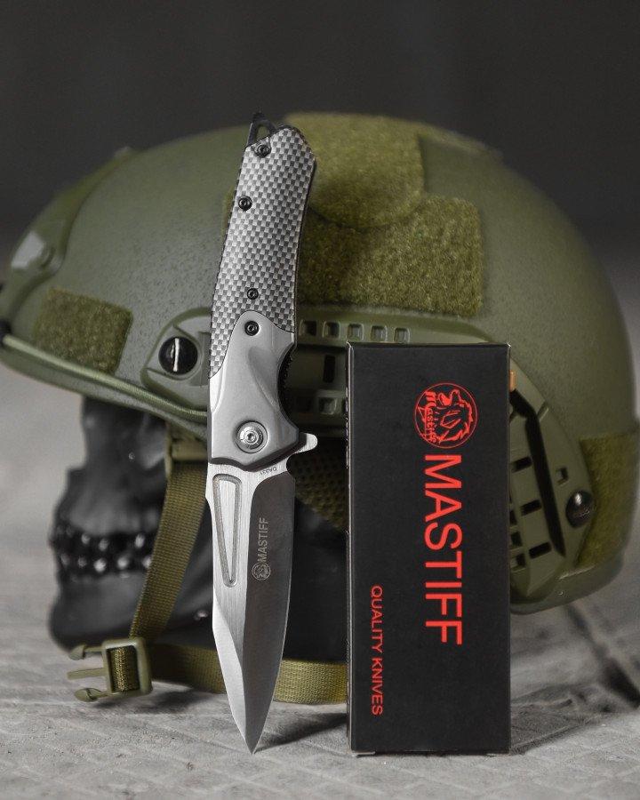Ніж викидний Mastiff carbon ВТ4766