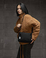 Сумка чорна через плече ВТ7737