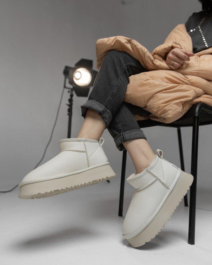 Жіночі шкіра UGG beg M6119-2P ВТ7687, фото 1