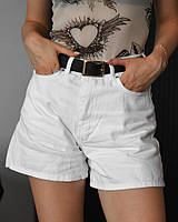 Жіночі джинсові шорти білі ВТ9965