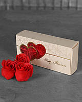 Подарунковий набір троянди з мила red НП4923