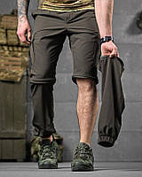 Стрейчеві літні тактичні штани-шорти PARADOX олива ДЛ6298