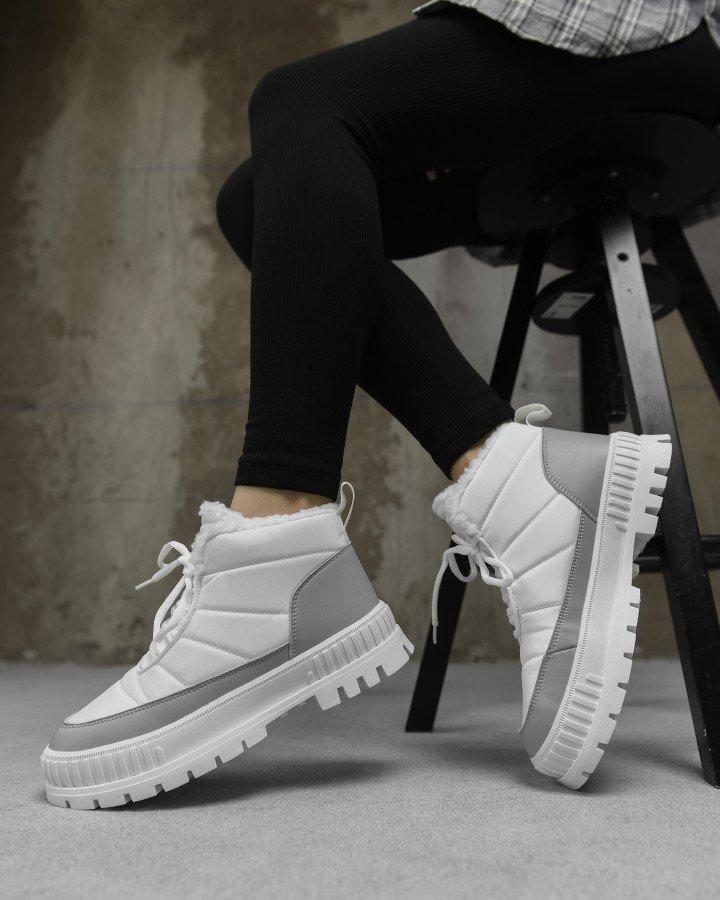 Жіночі черевики хутро white CX1670-2 НП5032, фото 1