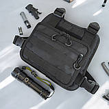 Плечова чоловіча сумка сумка, Чоловіча для тактичних цілей сумка-слінг тактична плечова MA-81, фото 8
