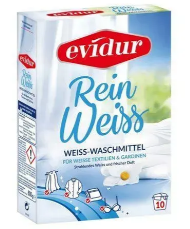 Порошок для прання Dalli Evidur Gardinen Superweiss Екстра Білий, 600 г (10 прань), фото 1