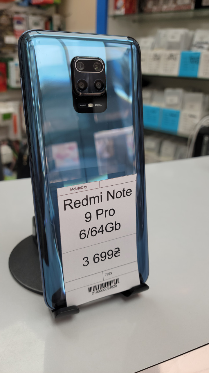 Б/в Xiaomi Redmi Note 9 pro 6/64Gb