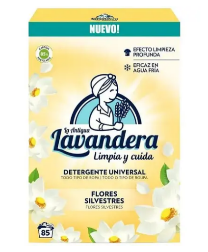 Порошок для прання Lavandera Universal Білі квіти 85 прань 4.675 кг