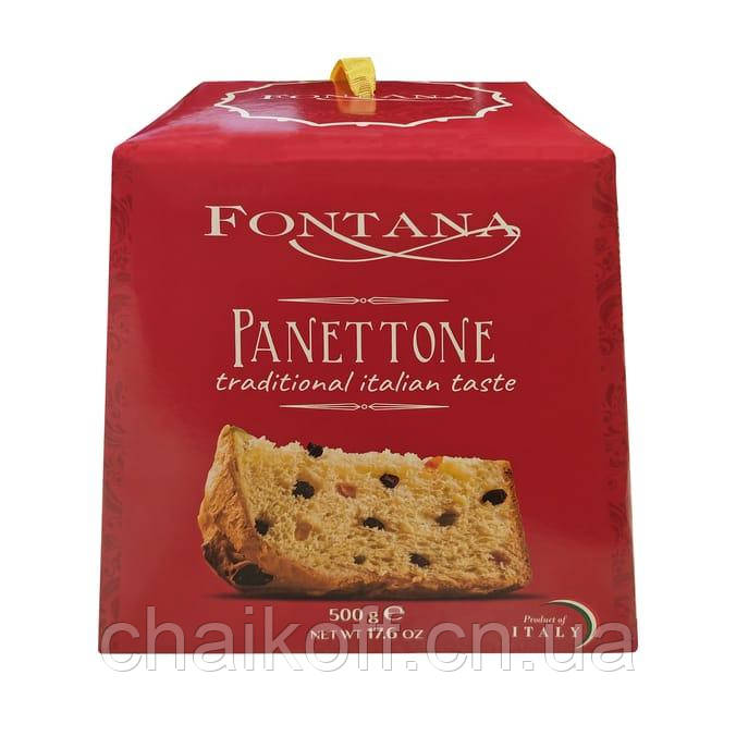 Панетоне Великодня Fontana pnettone Classico 500 г (Італія)