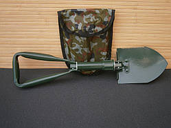 Лопата складна 3-х секційна Travel Outdoor Mini оливкова в чохлі 47 см