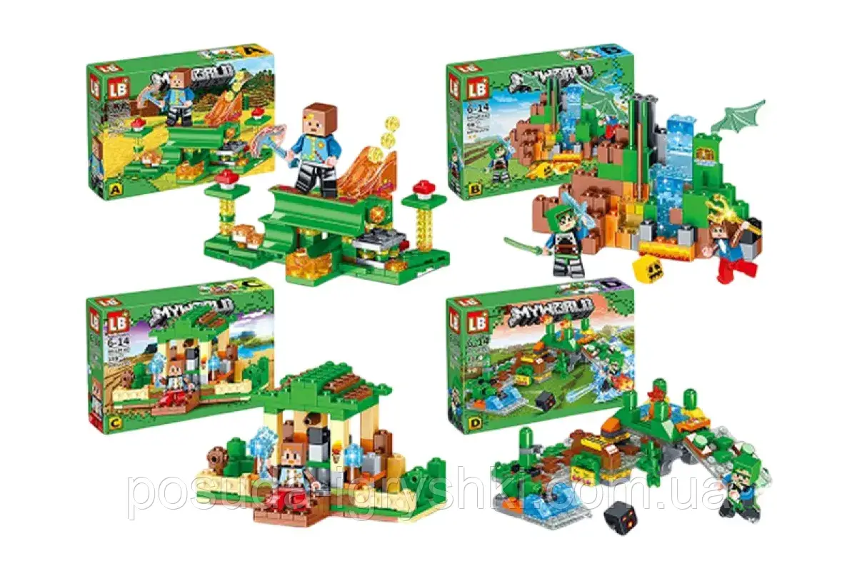 Конструктор за мотивами відеогри  LB1183. Ціна вказана за один конструктор., фото 1