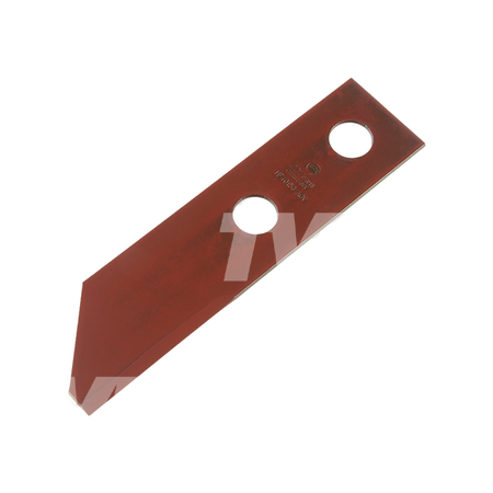 Ніж січкарні нерухомий з двома отворами Fi20мм комбайна Volvo 800 830 1110 1130 1150 Massey Ferguson 16 Sampo 330-680, фото 1