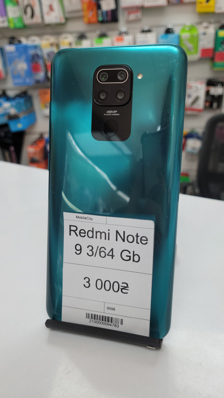 Б/в   Xiaomi Redmi Note 9 3/64Gb