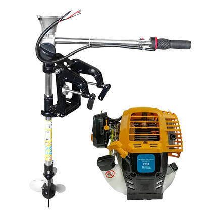 Мотор підвісний човен чотиритактний F632 + Привід-насадка човнового двигуна