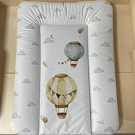 Пеленальний матрац 50 х 70 см Ceba Baby Бежево-сірий