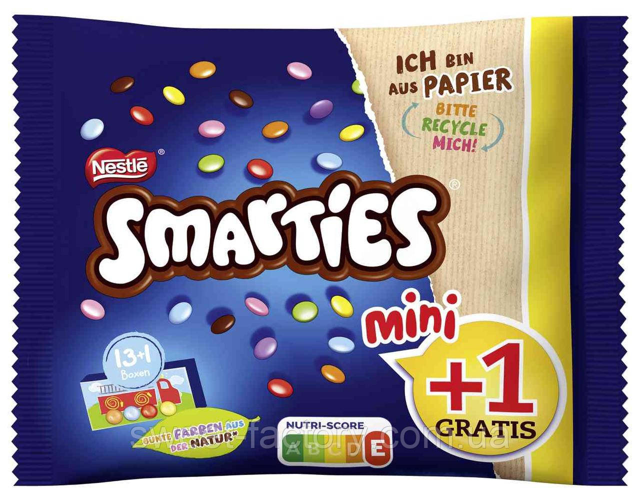Драже Nestle Smarties Mini 14s 201g