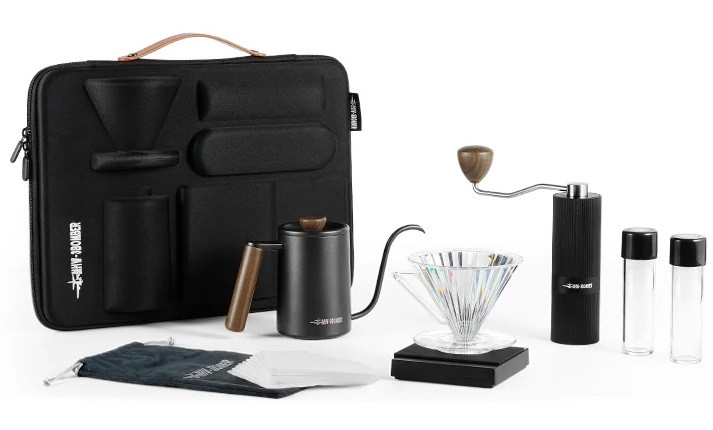 Портативний набір Portable Pour-Over Set MHW-3Bomber на 8 предметів для приготування кави, фото 1