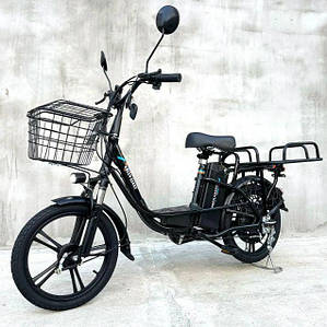 Електровелосипед GREEN GIANT U18 PRO (600W 48V) вантажний посилений Багажник + PASS система
