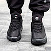 Nike air max dn black чоловічі кросівки Найк чорні текстильні для занять спортом і на кожен день весна літо, фото 7