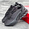Nike air max dn black чоловічі кросівки Найк чорні текстильні для занять спортом і на кожен день весна літо, фото 5