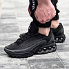 Nike air max dn black чоловічі кросівки Найк чорні текстильні для занять спортом і на кожен день весна літо, фото 8