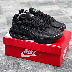 Nike air max dn black чоловічі кросівки Найк чорні текстильні для занять спортом і на кожен день весна літо