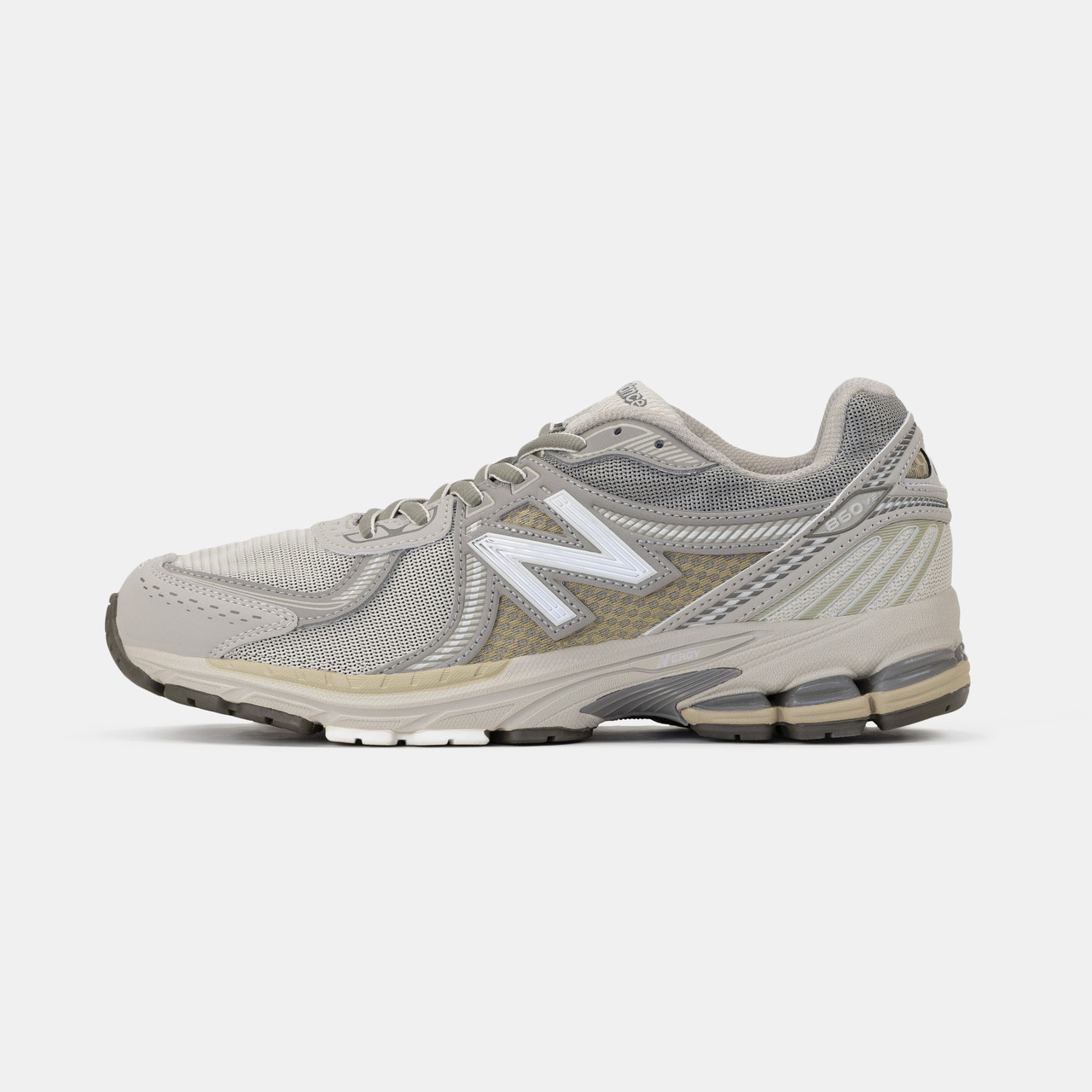 Чоловічі Кросівки New Balance 860 v2 Grey Beige / Нью Беланс 860 в2 Сірі з Бежевим