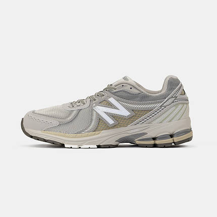 Чоловічі Кросівки New Balance 860 v2 Grey Beige / Нью Беланс 860 в2 Сірі з Бежевим, фото 1