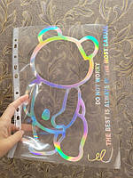 Термоналіпка на одяг ГЛІТТЕР "Ведмедик"