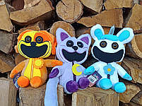 М'які іграшки Усміхнені звірі: Дрімот, Пеклопес, Хитророг (3 шт) 8773452-81, фото 3