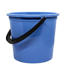 Відро пластикове 4,5 літрів харчове блакитне Ø 21.5 см h=18.5 см (ПолімерАгро)