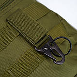 Тактичний карабін «клюв орла» металевий з кільцем на стропі олива, фото 10