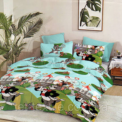 Дитяча постільна білизна ТЕТ Том і Джері 100% бавовна (м'яка упаковка), фото 1