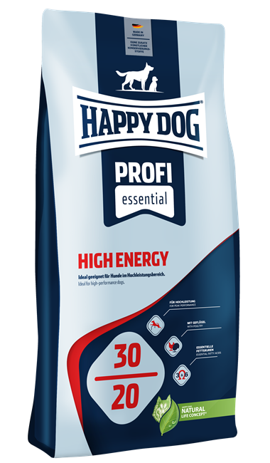 Happy Dog (Хеппі Дог) Prof-Line High Energy 30/20 — Сухий корм для робочих і службових собак, 20 кг