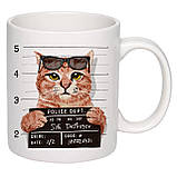 Чашка з друком "Bad cat, sofa destroyer" 330 мл (колір білий) (24902), фото 3