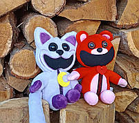 М'які іграшки "Посміхнені звірята": Кот Дремот (33 см) та Мишка Боббі Обіймашка (30 см) – арт. 8773452-61-1, фото 3