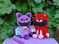 М'які іграшки "Посміхнені звірята": Кот Дремот (33 см) та Мишка Боббі Обіймашка (30 см) – арт. 8773452-61-1, фото 4