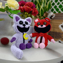 М'які іграшки "Посміхнені звірята": Кот Дремот (33 см) та Мишка Боббі Обіймашка (30 см) – арт. 8773452-61-1, фото 10