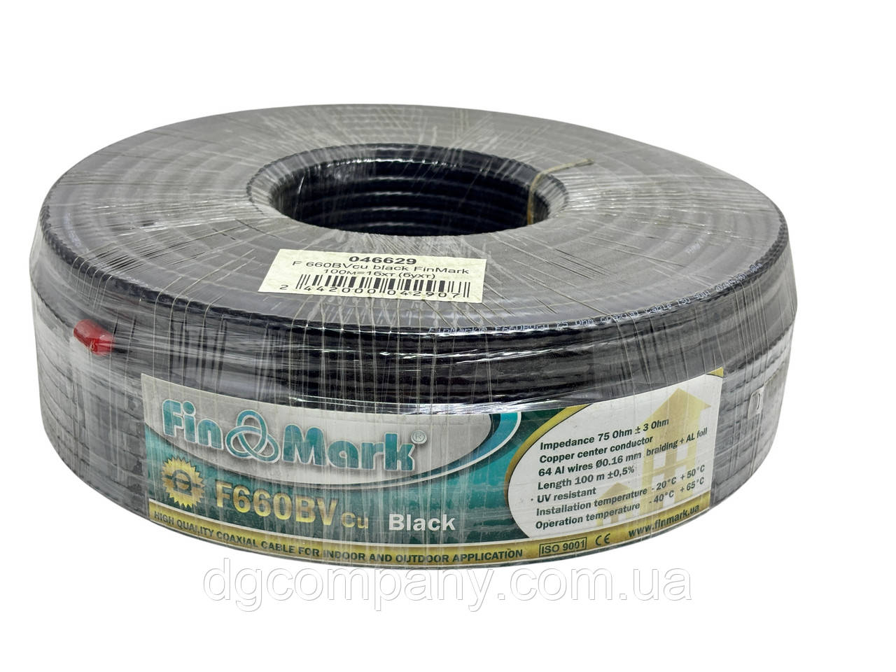 Телевізійний кабель FINMARK F660BV-cu(мідь),100м