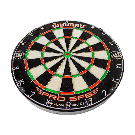Мішень для гри в дартс зі справжнього сизалю ProSFB New Winmau Англія, фото 3