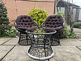 Набір Хавана 2 крісла з подушками +стіл, фото 5
