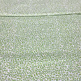 Тканина з дрібною салатовою гілочкою, ширина 145 см, фото 2