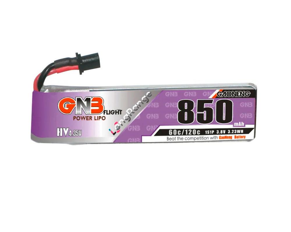 Акумулятор АКБ GNB 1S 3.8V 850mAh 60C HV LIPO A30/BT2.0 для квадрокоптерів BetaFPV, фото 1
