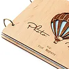 Фотокнига "Куля" зі світлою дерев’яною обкладинкою | Замовити фотобук із вашими фото, фото 4