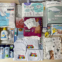 Набір до пологового будинку для мами і новонародженого малюка Kinder Surprise з двома прозорими сумками EkoMama