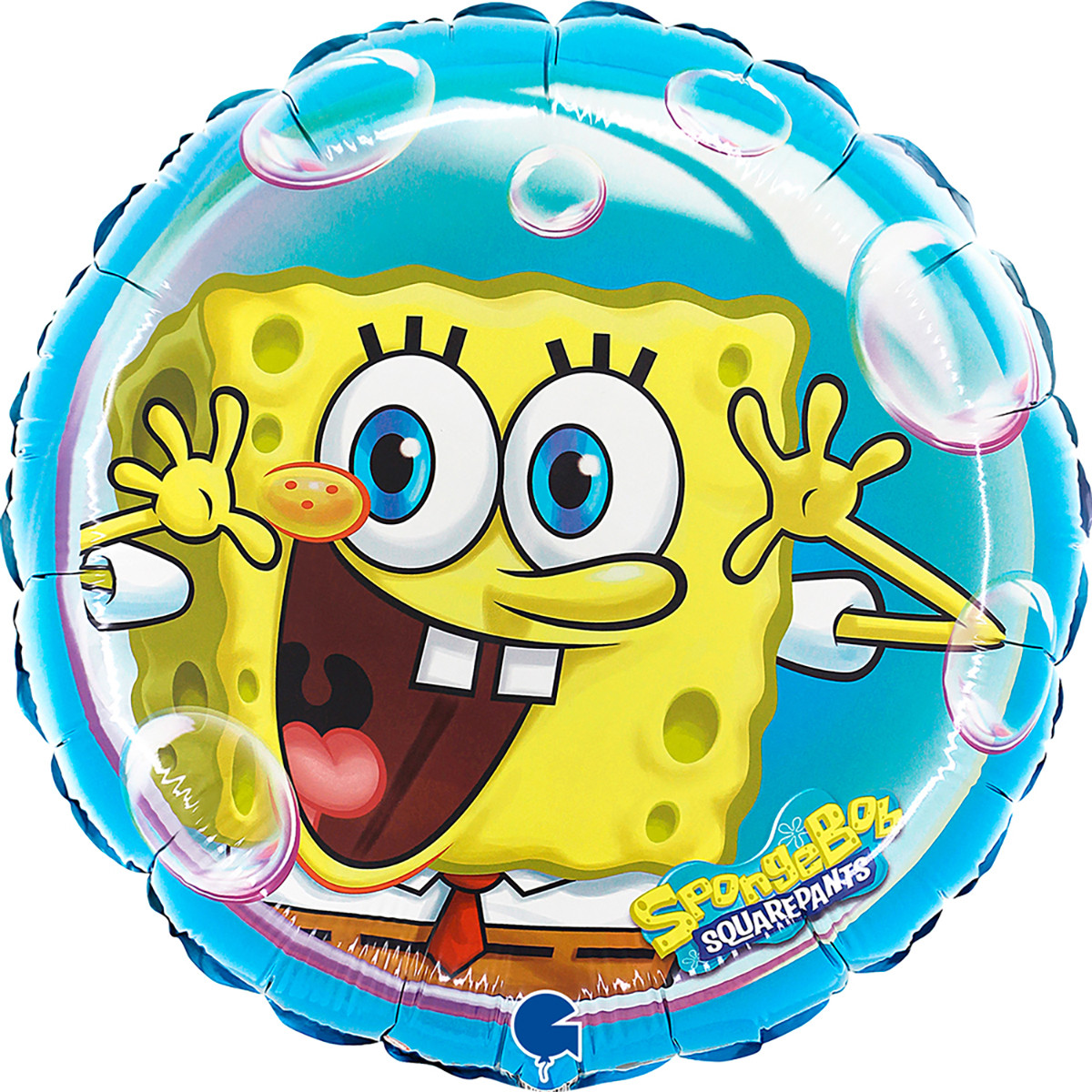 Фольгована кулька коло Grabo Губка Боб - Sponge Bob двостороння 18"