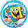 Фольгована кулька коло Grabo Губка Боб - Sponge Bob двостороння 18", фото 3