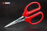 Садові ножиці 160 мм Sagawata, прямі з неіржавкої сталі, фото 5