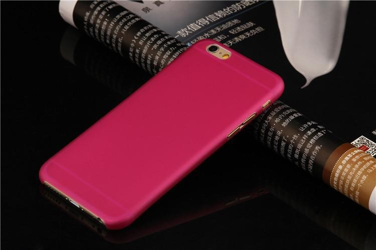 Пластиковий чохол для iPhone 7 рожевий — Soft Touch Plastic Case рожевий